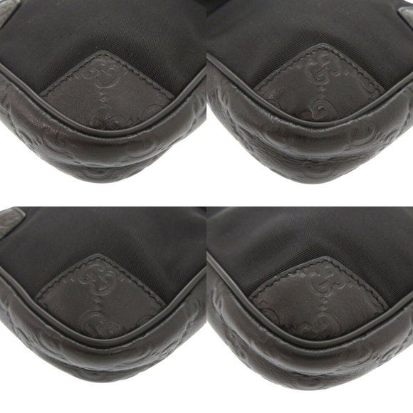 Gucci Guccissima Black CANVAS, LEATHER shoulder - Picture 5 of 10